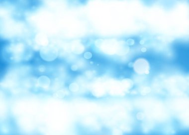 Mavi gökyüzü. Gerçekçi görüntü tasarım. Arka plan parlayan.