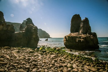 Cabo da Roca Portekiz üzerinde güzel bir manzara
