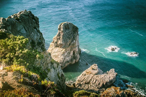 Красивый пейзаж на Кабо-да-Рока в Португалии — стоковое фото