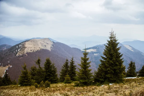 Uma bela paisagem de passagem de montanha de montanhas Tatra na Eslováquia . — Fotografia de Stock