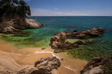 İspanya Akdeniz'in güzel bir kıyı manzara