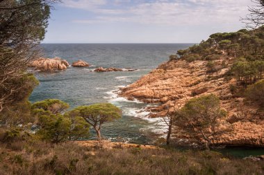 İspanya Akdeniz'in güzel bir kıyı manzara