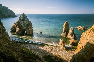 Cabo da Roca Portekiz üzerinde güzel bir manzara