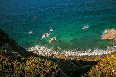Cabo da Roca Portekiz üzerinde güzel bir manzara
