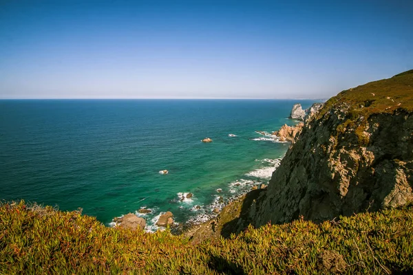 Cabo da Roca Portekiz üzerinde güzel bir manzara