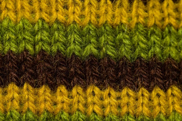 Bir el örme sıcak ve yumuşak yün desen güzel bir portre. Yumuşak çorap ya da doğal yün atkı. Renkli desen.