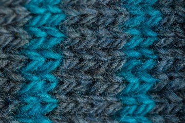 Bir el örme sıcak ve yumuşak yün desen güzel bir portre. Yumuşak çorap ya da doğal yün atkı. Renkli desen.