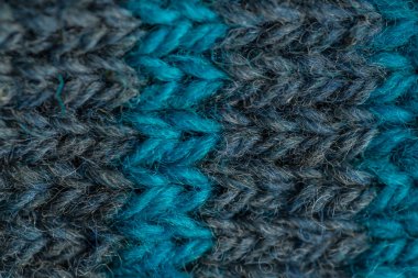 Bir el örme sıcak ve yumuşak yün desen güzel bir portre. Yumuşak çorap ya da doğal yün atkı. Renkli desen.