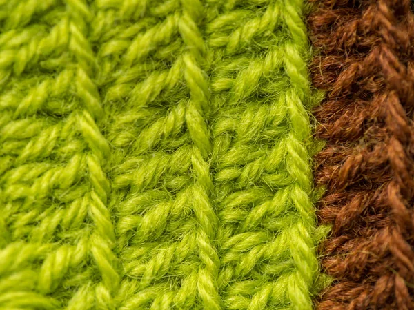 Güzel bir portre renkli yün iplik bir el yapımı tığ işi desen. Yumuşak ve sıcak doğal koyun yün. Desen yün.