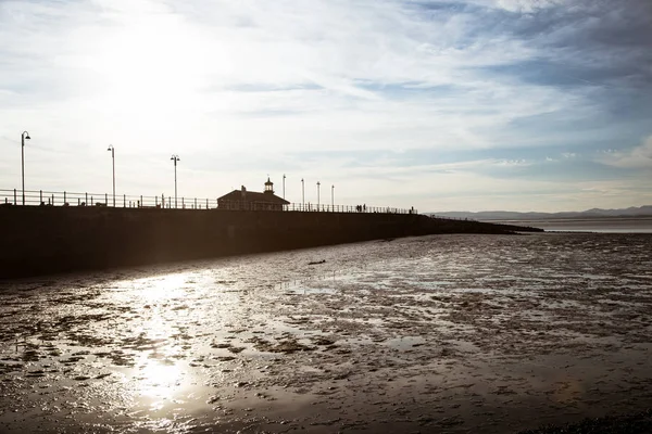 Une belle vue sur la côte de Morecambe — Photo