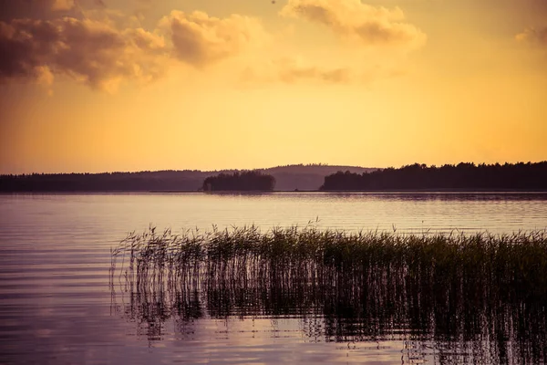 A beautiful lake landscape in Finland — Stock Photo, Image