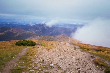 Güzel dağ manzarası Tatry, Slovakya