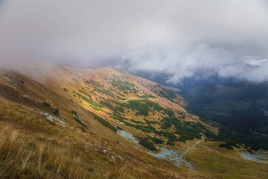 Güzel dağ manzarası Tatry, Slovakya