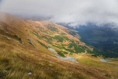 Güzel dağ manzarası Tatry, Slovakya