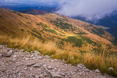 Güzel dağ manzarası Tatry, Slovakya
