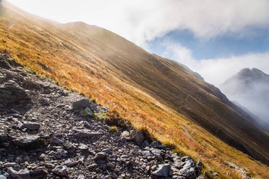 Güzel dağ manzarası Tatry, Slovakya