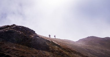 Güzel dağ manzarası Tatry, Slovakya