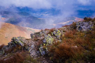 Güzel dağ manzarası Tatry, Slovakya