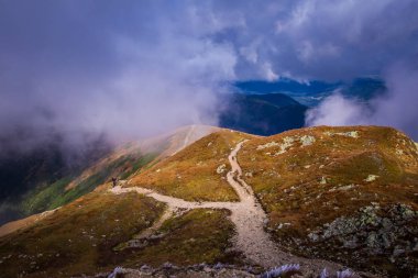 Güzel dağ manzarası Tatry, Slovakya