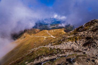 Güzel dağ manzarası Tatry, Slovakya
