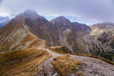Güzel dağ manzarası Tatry, Slovakya
