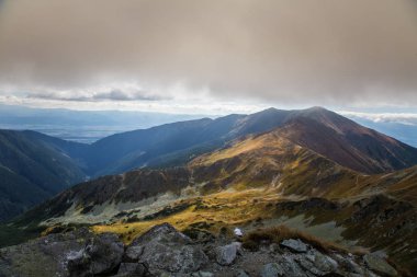 Güzel dağ manzarası Tatry, Slovakya