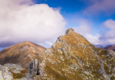 Güzel dağ manzarası Tatry, Slovakya