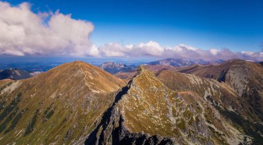 Güzel dağ manzarası Tatry, Slovakya