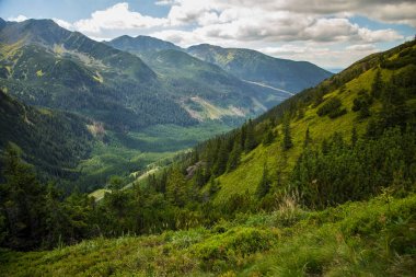 Güzel dağ manzarası Tatry, Slovakya