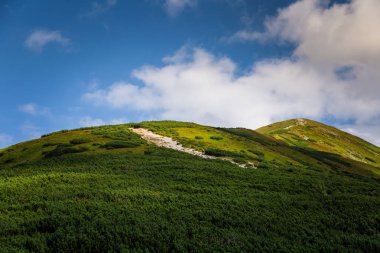 Güzel dağ manzarası Tatry, Slovakya