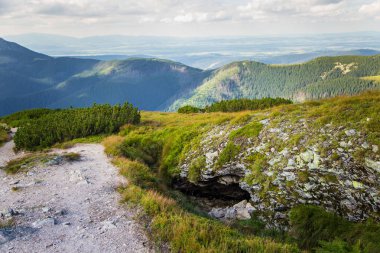 Güzel dağ manzarası Tatry, Slovakya