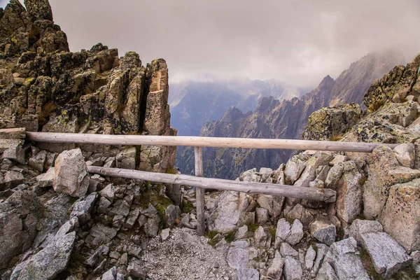 Güzel dağ manzarası Tatry, Slovakya