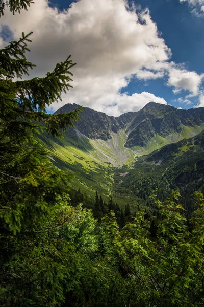 Güzel dağ manzarası Tatry, Slovakya