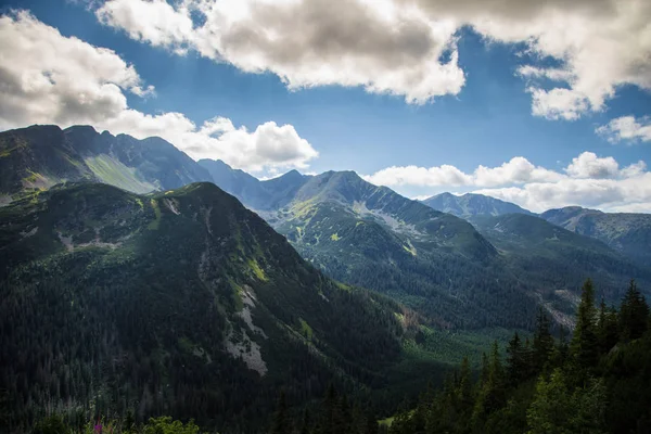 Güzel dağ manzarası Tatry, Slovakya