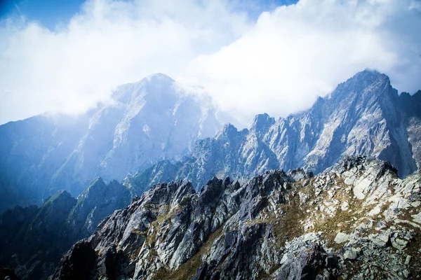 Güzel dağ manzarası Tatry, Slovakya