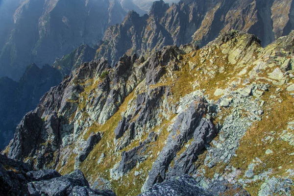 Güzel dağ manzarası Tatry, Slovakya