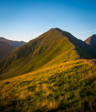 Güzel dağ manzarası Tatry, Slovakya
