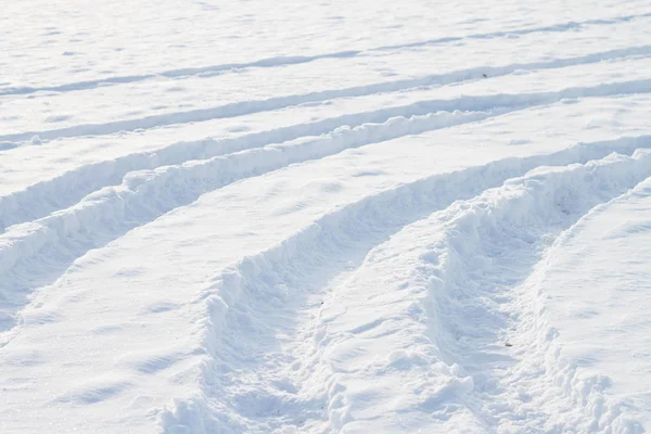 Donmuş karlı manzara ayrıntılarını — Stok fotoğraf