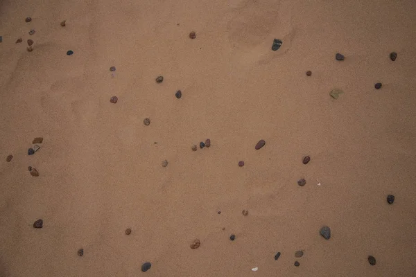 Візерунок ласкаве море піску на пляжі. Балтійське море березі пісок текстури. Гарний піщаний зразок для фону. — стокове фото