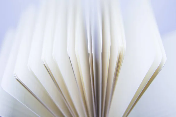 En vacker närbild av en tom anteckningsbok i grönt täcker. Grunt djup av fältet foto. — Stockfoto