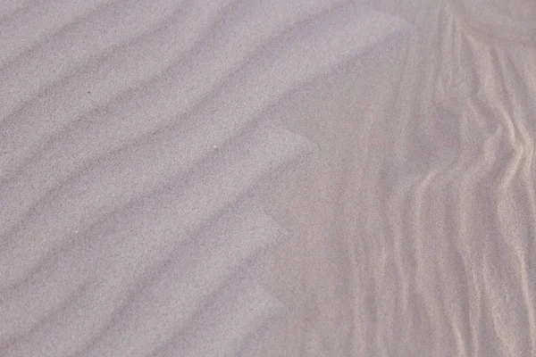 Ein Schönes Muster Aus Weißem Sand Einem Ostseestrand Nahaufnahme Natürlicher — Stockfoto