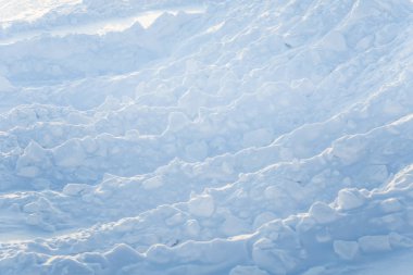 Güzel taze kar desen minimalist tarzı. Kış arka plan. Norveç, Kuzey Avrupa. Doku kadar kapatın