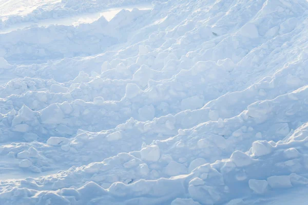 Güzel taze kar desen minimalist tarzı. Kış arka plan. Norveç, Kuzey Avrupa. Doku kadar kapatın