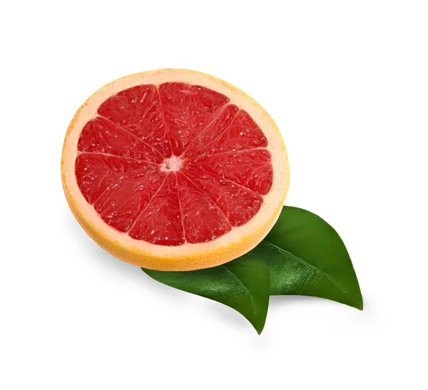 Grapefruit isoliert. — Stockfoto