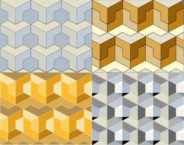 Geometrik şekil vektör çizimi