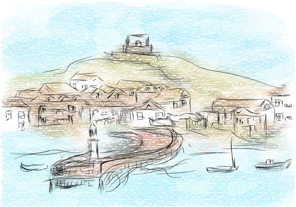 St ives vektorillustration — Stock vektor