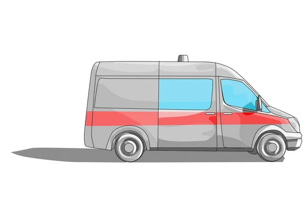 Ambulance vector illustration — Stock Vector