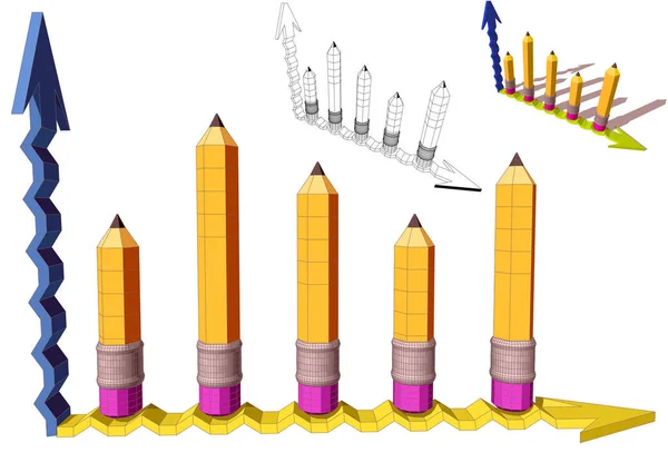 Grafico illustrazione astratta — Vettoriale Stock