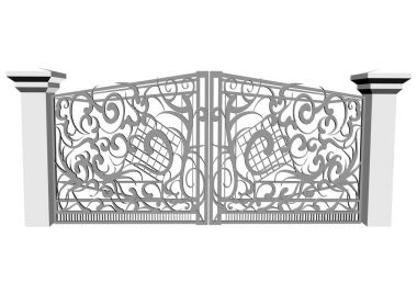 Iron gate vektör çizim
