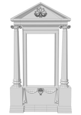 Pencere diyafram sütunlarla